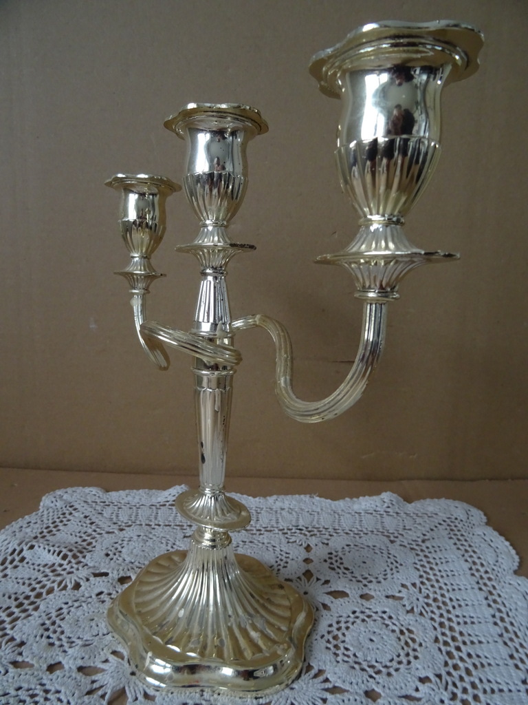 Vintage design kandelaar 15cm - Afbeelding 12