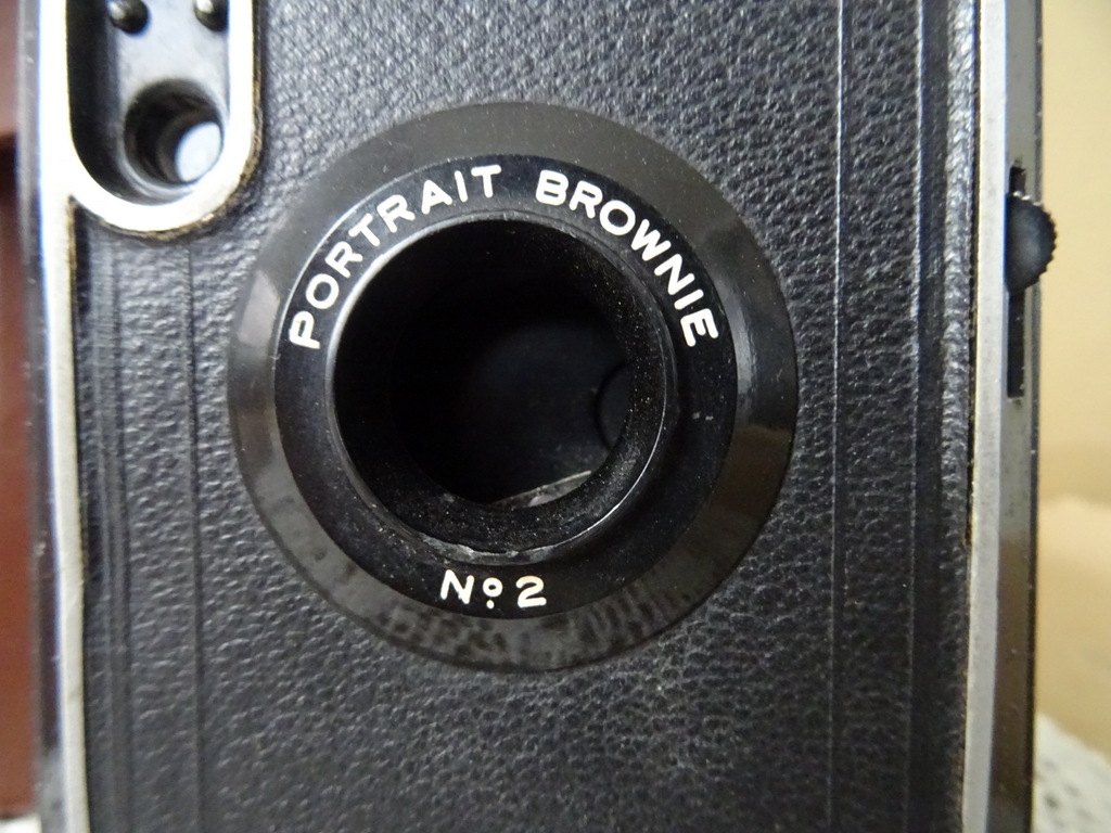 Antieke fotocamera Kodak portrait brownie no 2 - Afbeelding 3
