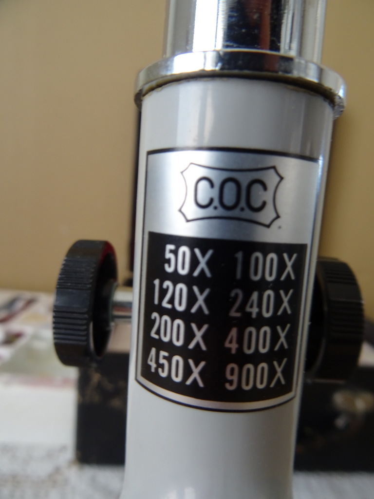 Vintage C.O.C. microscoop 50x 900x - Afbeelding 4