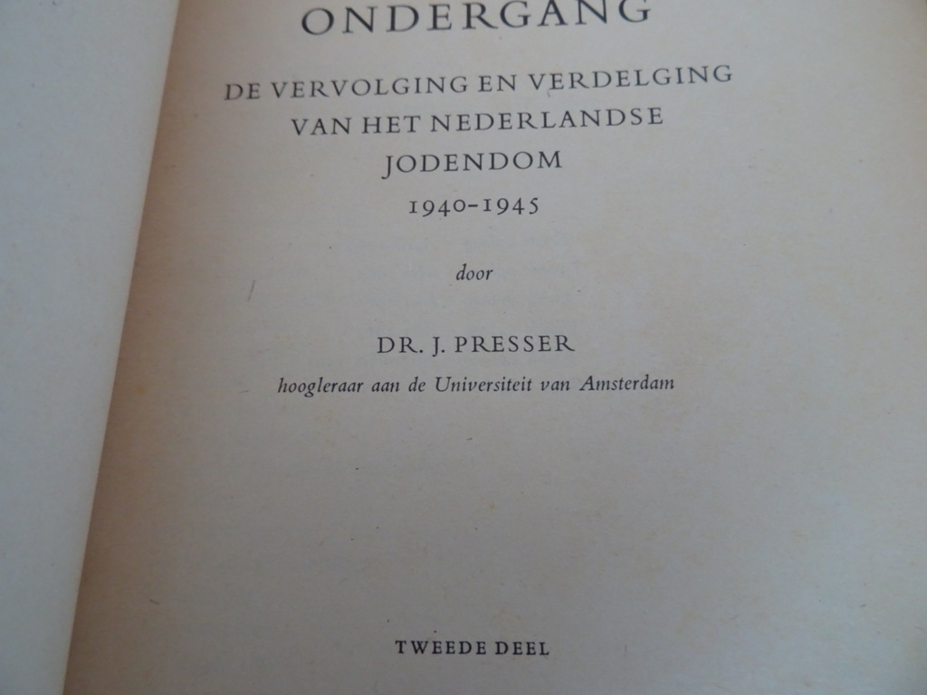 Dr. J. Presser Ondergang de vervolging en verdelging - Afbeelding 20