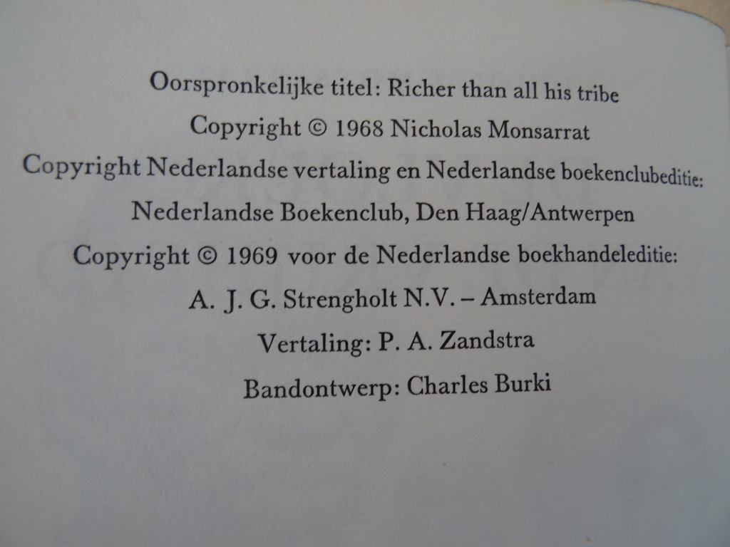 Nicholas Monsarrat De vloek van de vrijheid - Afbeelding 6
