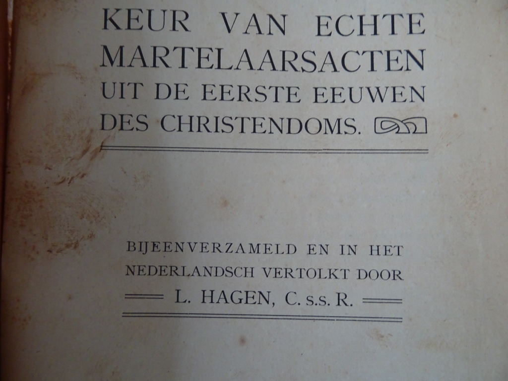 L. Hagen C.s.s.R. Keur van echte martelaarsacten - Afbeelding 9