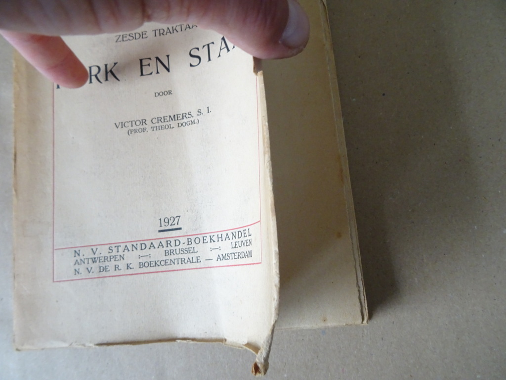 Victor Cremers s.i. Zesde Traktaat Kerk en staat - Afbeelding 2