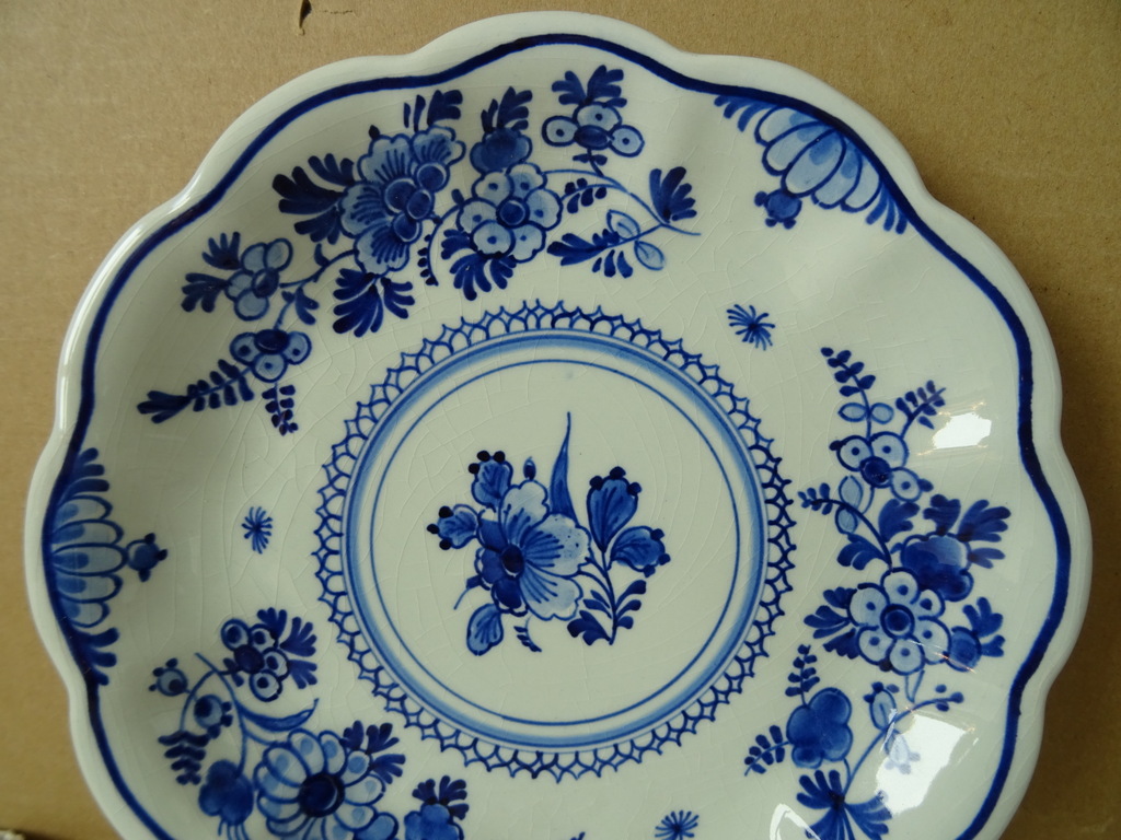 Vintage wandbord Porceleyne fles 19cm - Afbeelding 3