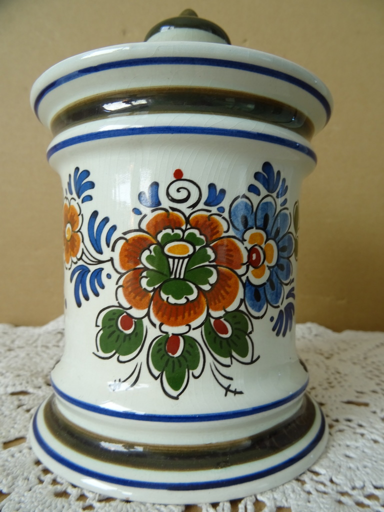 Vintage pot Delft Polychroom Holland 15cm - Afbeelding 5