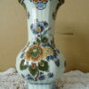 Vintage vaasje Delft Polychroom Holland 15cm