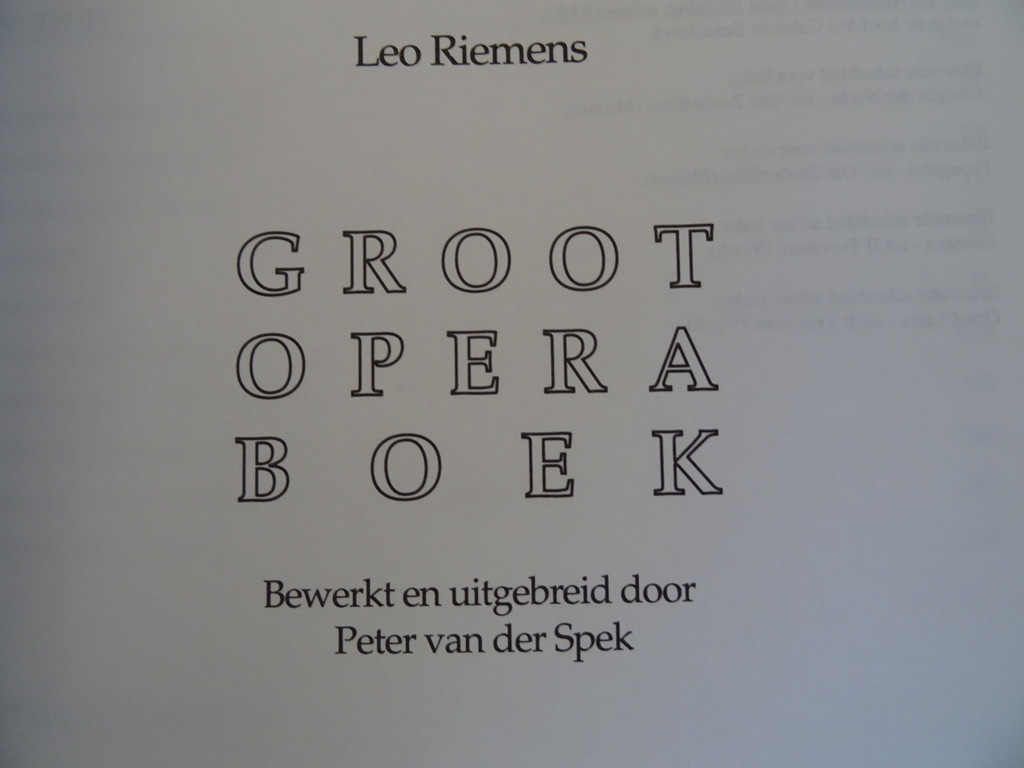 Leo Riemens Groot opera boek - Afbeelding 5