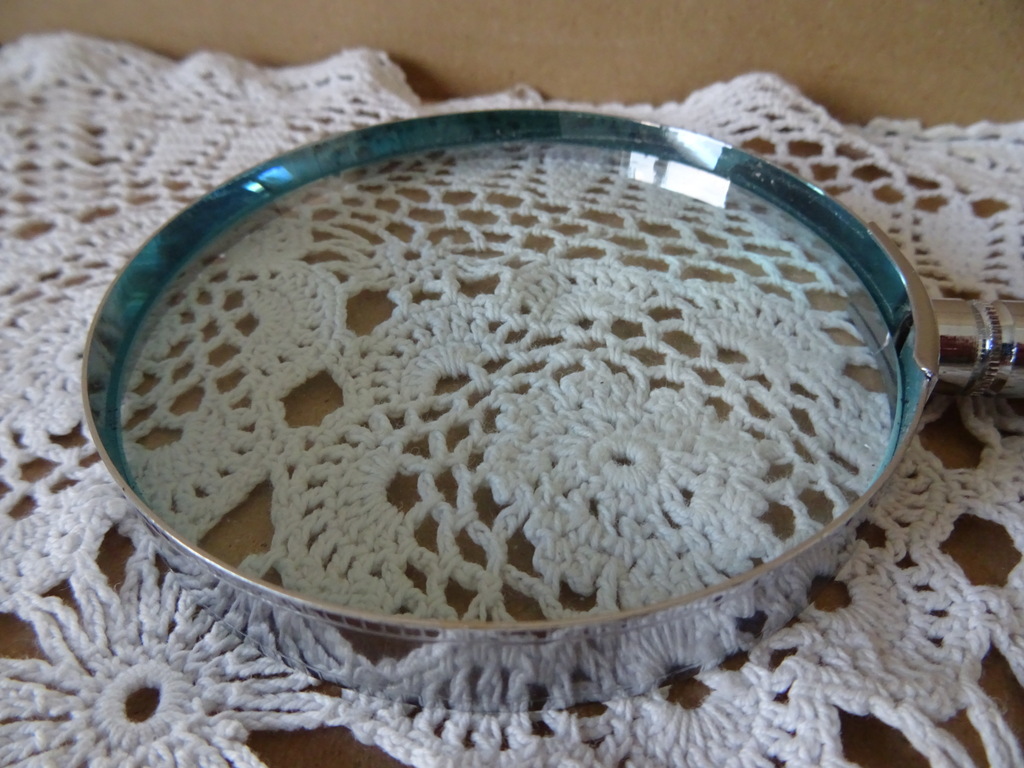 Groot vintage bakelieten vergrootglas 20cm - Afbeelding 3