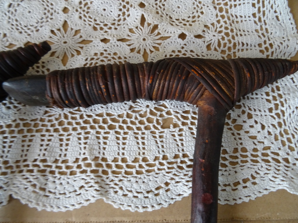 Inheemse set bijlen Asmat Papoea 36cm - Afbeelding 6
