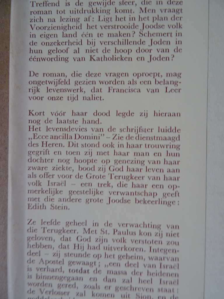 Francisca van Leer Mijn volk roept - Afbeelding 4