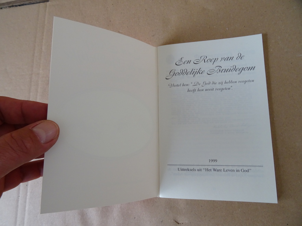 Vassula Ryden Een Roep van de Goddelijke Bruidegom - Afbeelding 4
