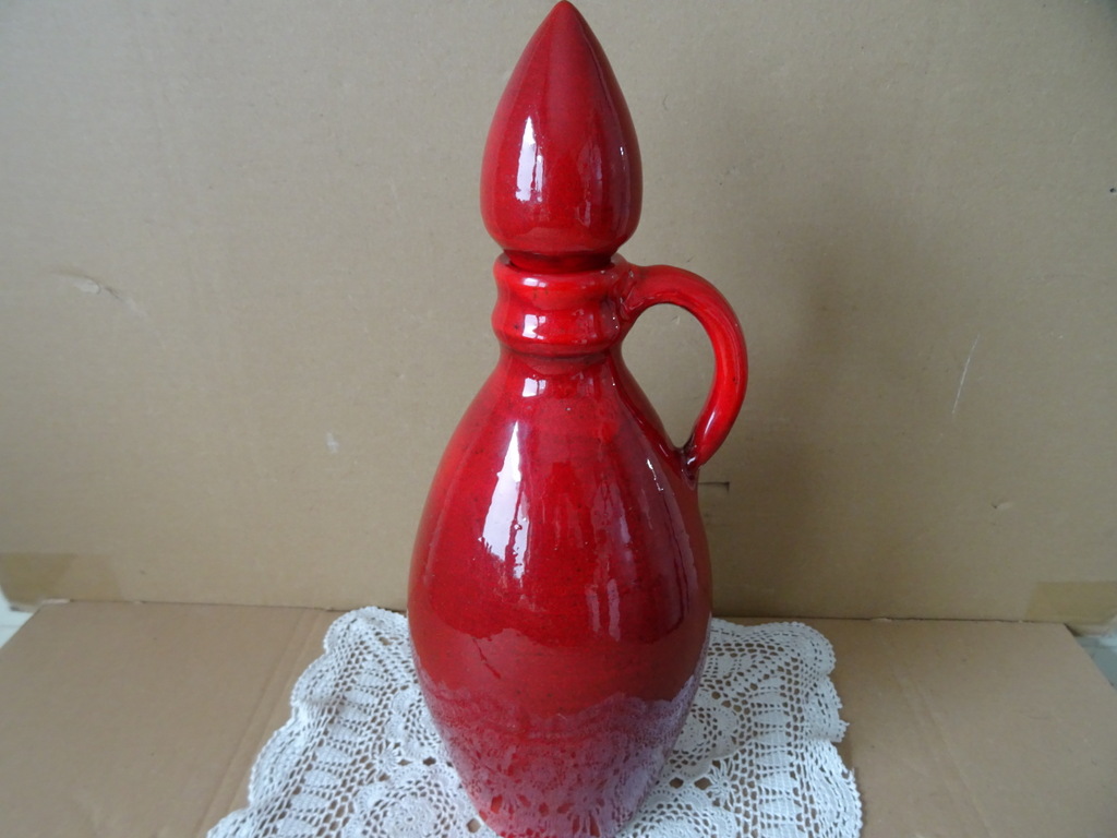 Aardewerk design karaf vaas 40cm - Afbeelding 4