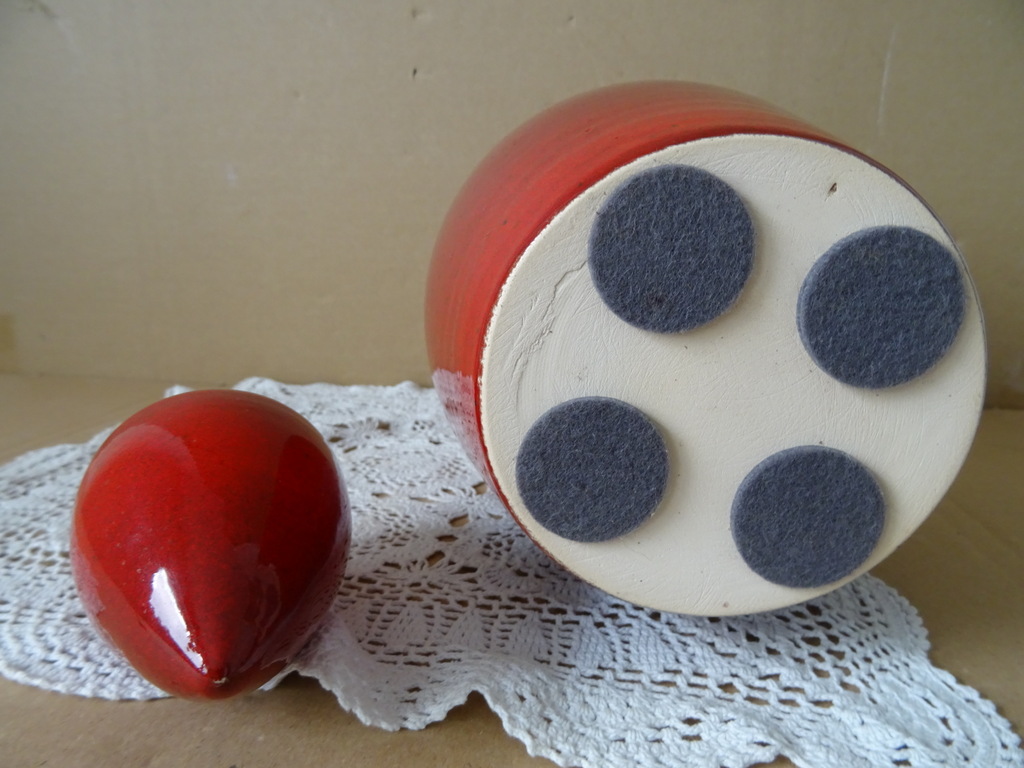 Aardewerk design karaf vaas 40cm - Afbeelding 20