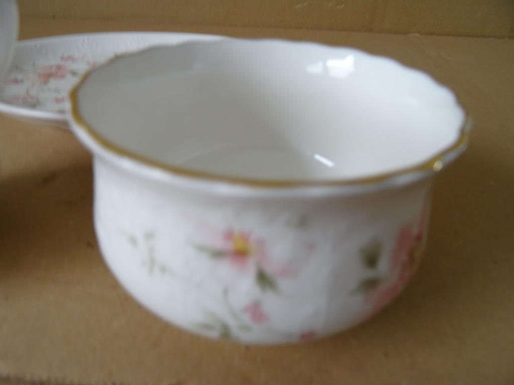 Vintage verguld melk en suiker stel Royal Albert Breath of Spring - Afbeelding 7