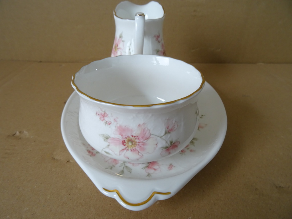Vintage verguld melk en suiker stel Royal Albert Breath of Spring - Afbeelding 11