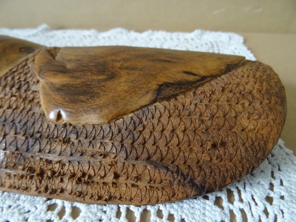 Houten masker Kenia met parelmoer 32cm - Afbeelding 15