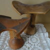 Inheemse houten neksteunen 17cm en 21cm