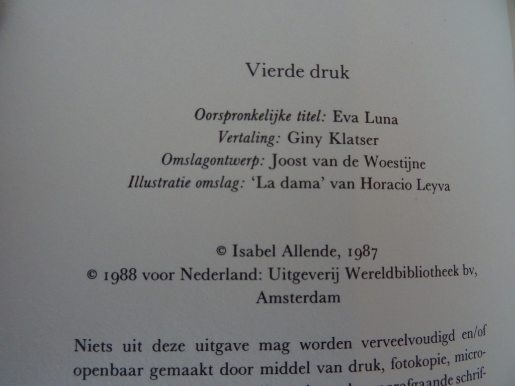 Isabel Allende Eva Luna - Afbeelding 6