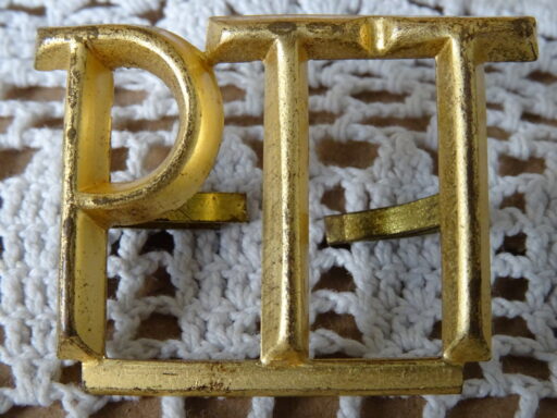 Alternative view of Vintage PTT insigne voor uniformpet