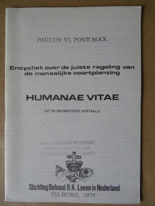 Paus Paulus VI Pont. Max. Encycliek Humanae Vitae
