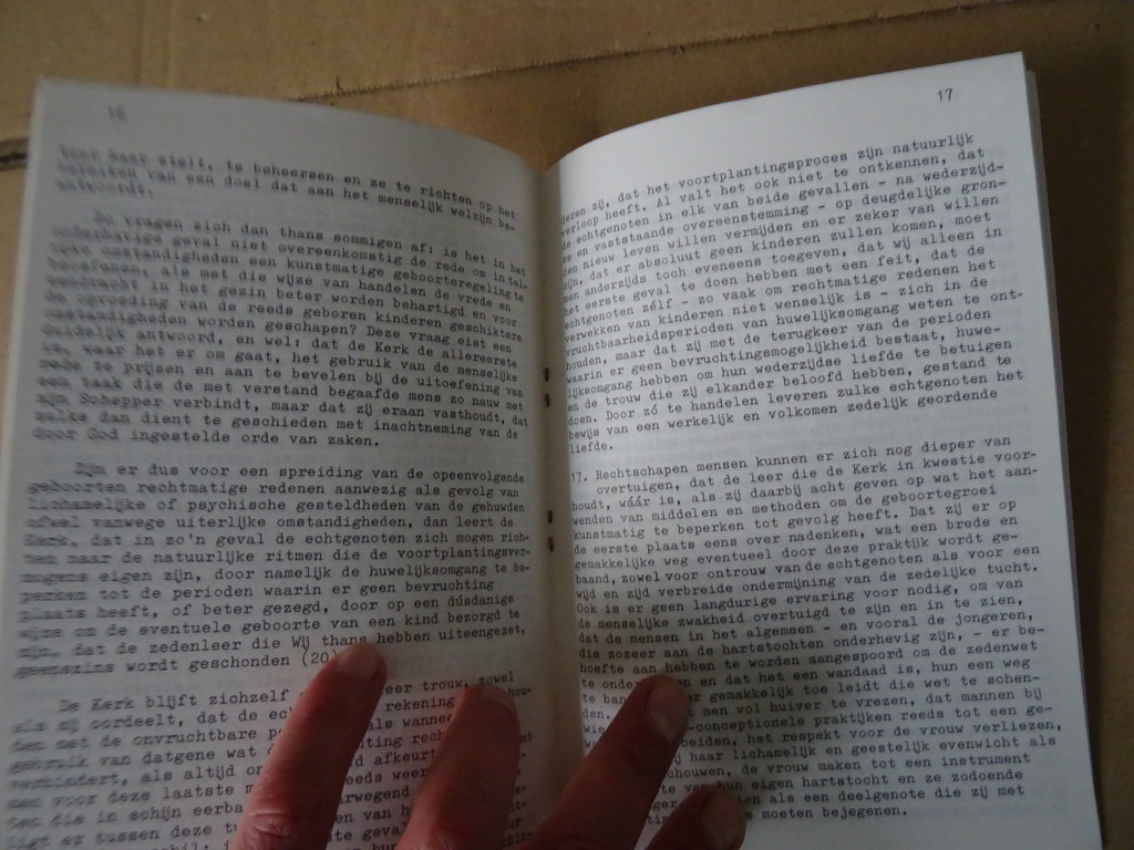 Paus Paulus VI Pont. Max. Encycliek Humanae Vitae - Afbeelding 9