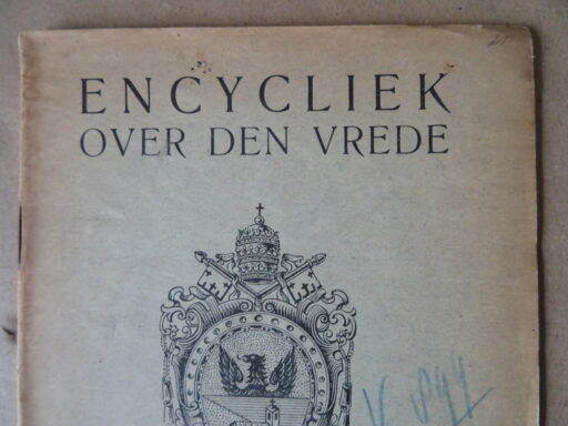 Alternative view of Paus Benedictus XV Encycliek over den Vrede