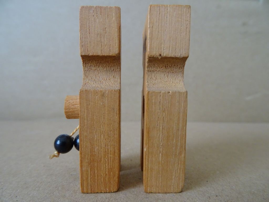 Houten miniatuur beeldjes Adam en Eva Ismo Kajander - Afbeelding 5