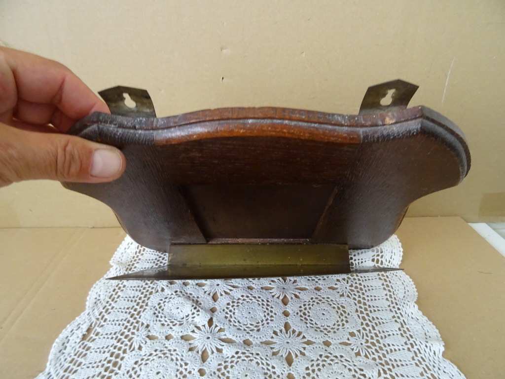 Antieke of vintage Oud-Hollandse krantenbak wand geëmailleerd - Afbeelding 5