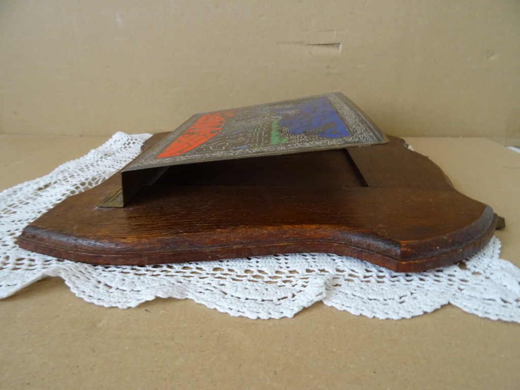 Antieke of vintage Oud-Hollandse krantenbak wand geëmailleerd - Afbeelding 10