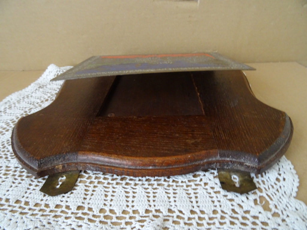 Antieke of vintage Oud-Hollandse krantenbak wand geëmailleerd - Afbeelding 11