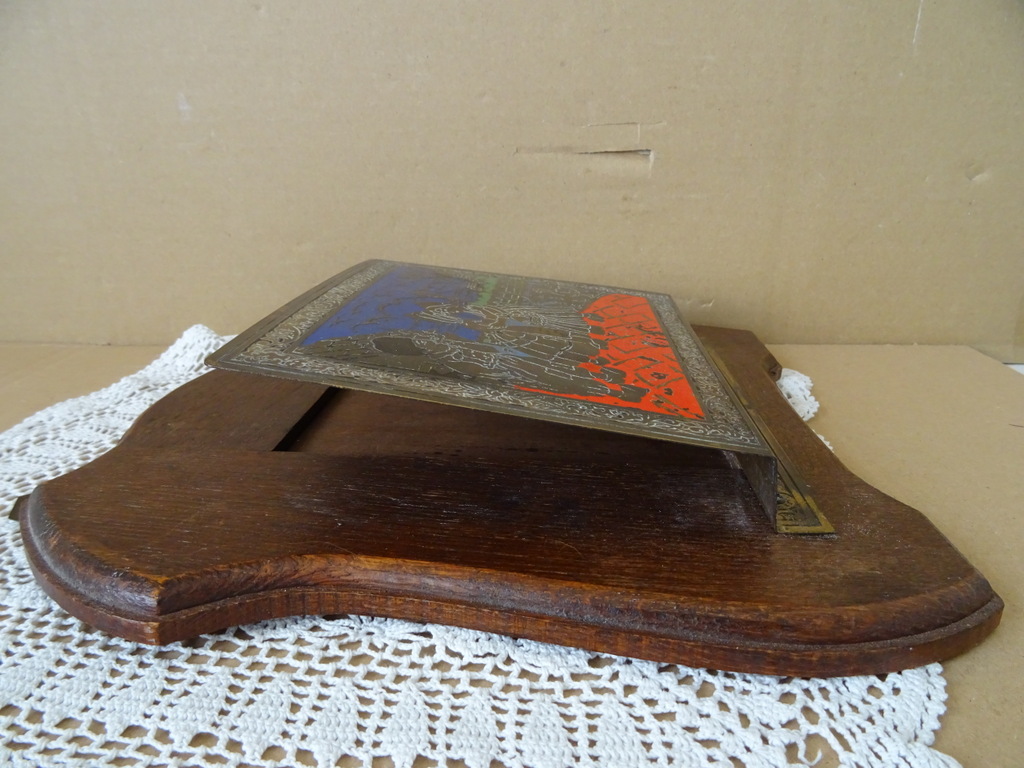 Antieke of vintage Oud-Hollandse krantenbak wand geëmailleerd - Afbeelding 12