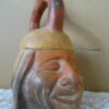 Vintage inheems aardewerk beeld Peru 25cm