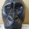 Inheems houten miniatuur masker gorilla Mali 10cm