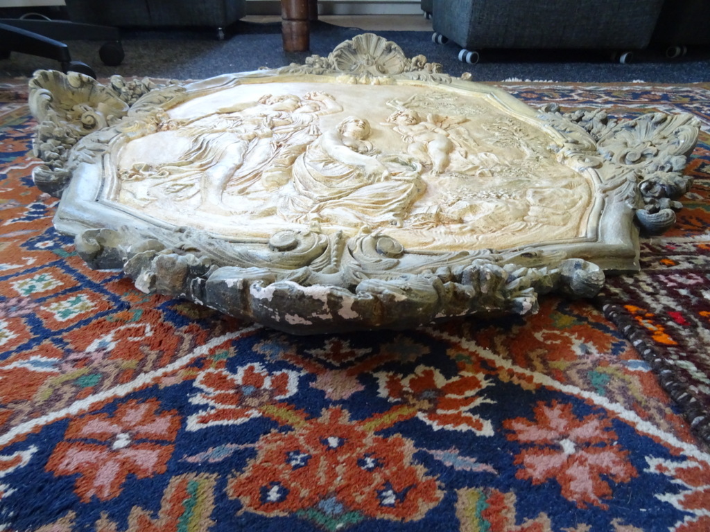 Antiek of vintage wandpaneel Sint Sebastiaan 81x87cm - Afbeelding 26