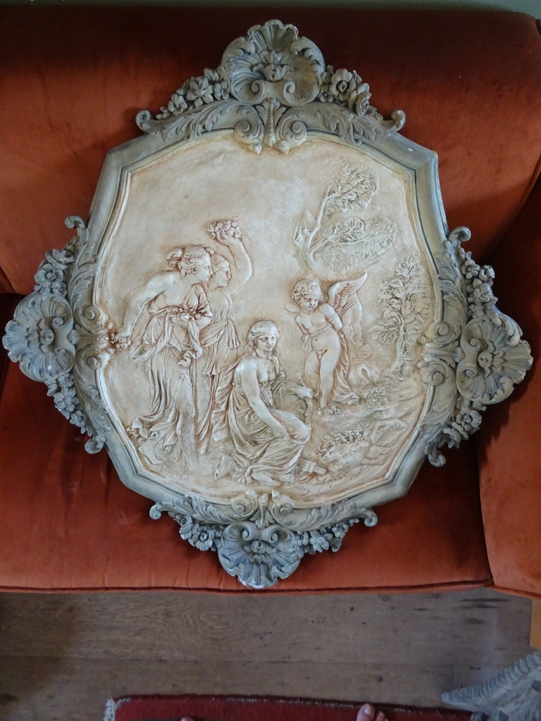 Antiek of vintage wandpaneel Sint Sebastiaan 81x87cm - Afbeelding 29