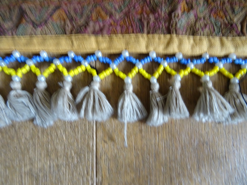 Vintage handgeweven kleed of wandkleed Afghanistan 108x72cm - Afbeelding 11