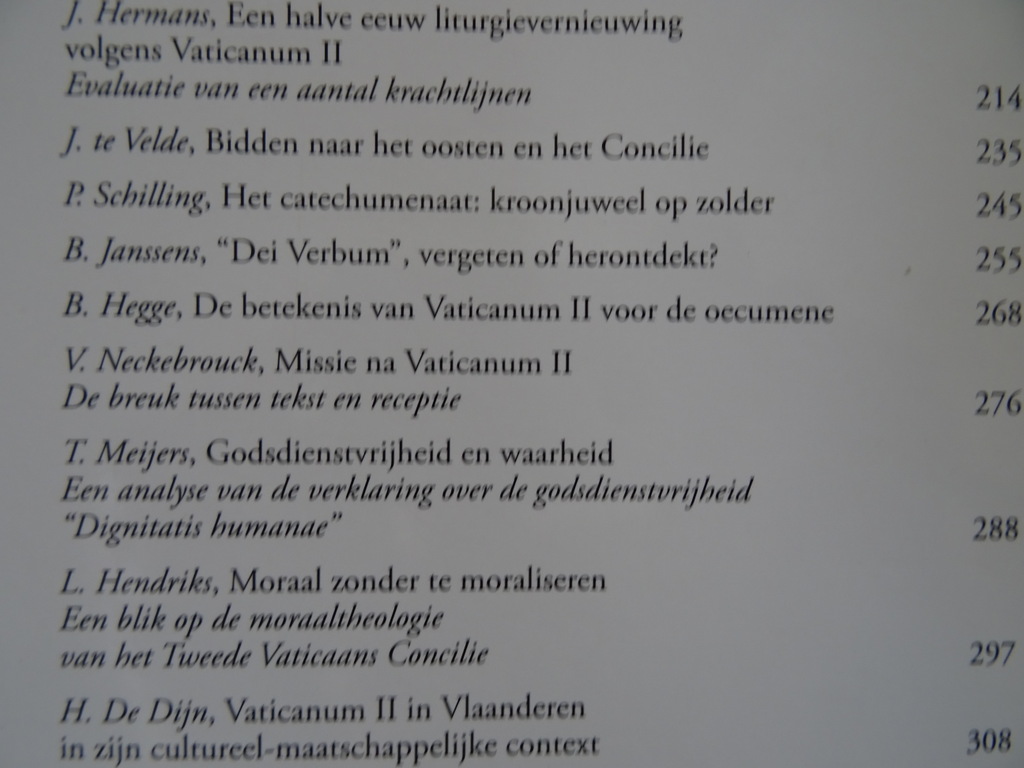 Redactie Communio Het tweede Vaticaans Concilie - Afbeelding 16