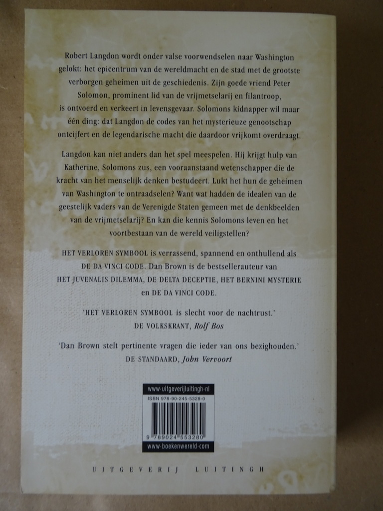 Dan Brown Het verloren symbool - Afbeelding 8