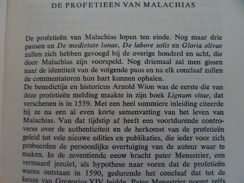 Peter Bander Nog drie pausen? De profetieën van Malachias - Afbeelding 6