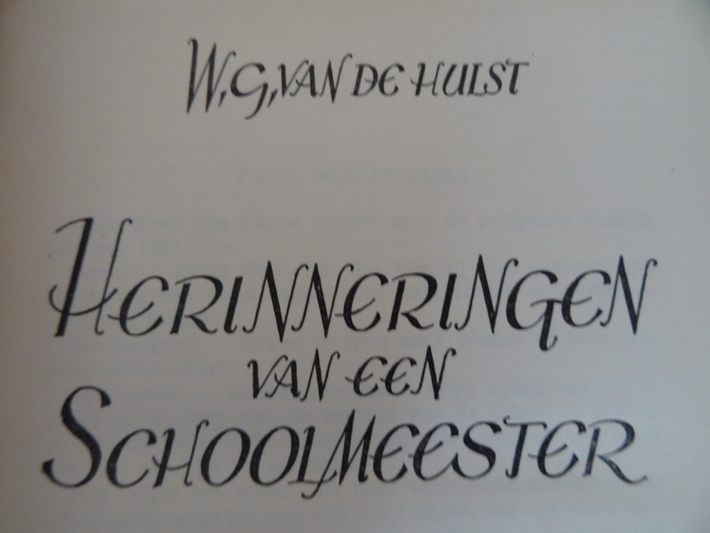 W. G. Van de Hulst Herinneringen van een schoolmeester - Afbeelding 4