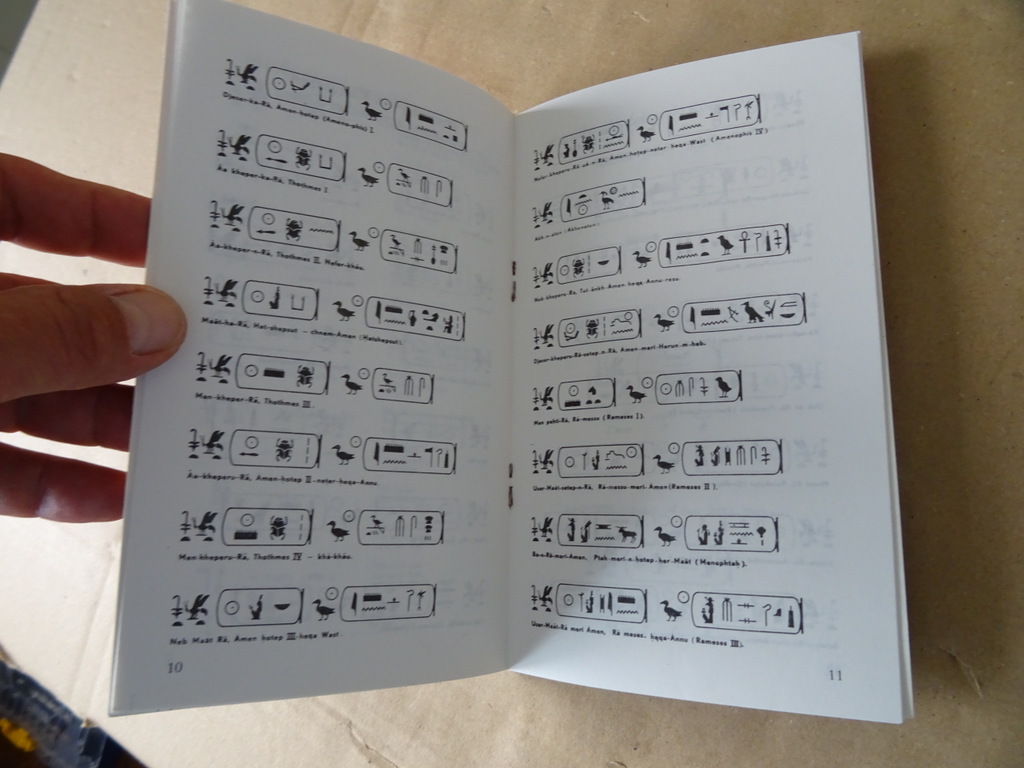 Orbis Terrae Aegyptiae Wie liest man Hieroglyphen - Afbeelding 12