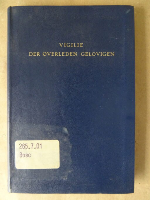W. G. M. Van den Bosch Schriftlezingen en Gebeden voor Vigilie
