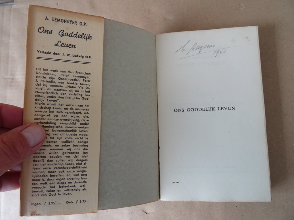 A. Lemonnyer O.P. Ons Goddelijk Leven - Afbeelding 3
