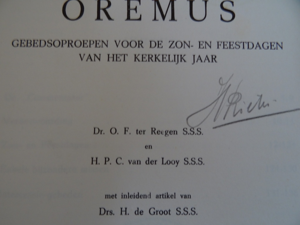 Dr. O. F. Ter Reegen s.s.s. en H. P. C. van der Looy s.s.s. Oremus - Afbeelding 5