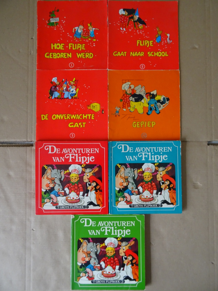 Collectie vintage Flipje boekjes