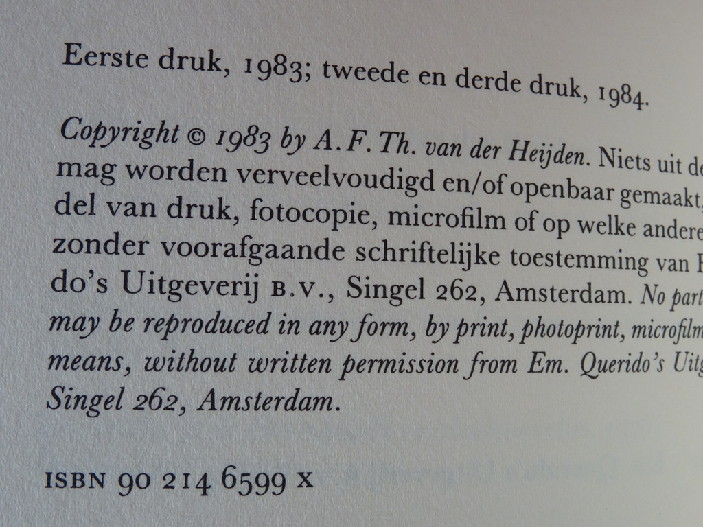 A. F. Th. Van der Heijden De tandeloze tijd trilogie - Afbeelding 7
