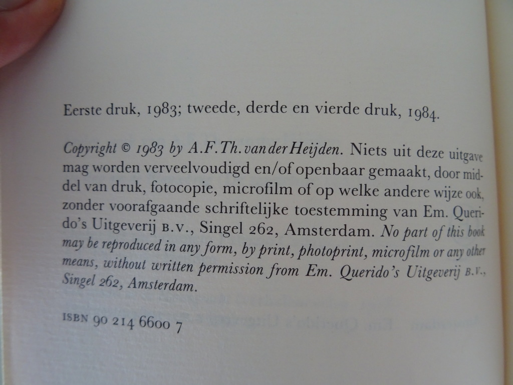 A. F. Th. Van der Heijden De tandeloze tijd trilogie - Afbeelding 12