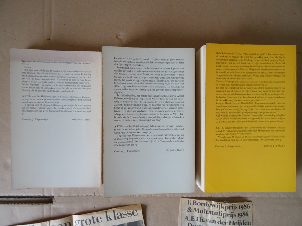 A. F. Th. Van der Heijden De tandeloze tijd trilogie - Afbeelding 19