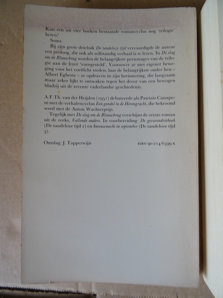 A. F. Th. Van der Heijden De tandeloze tijd trilogie - Afbeelding 20