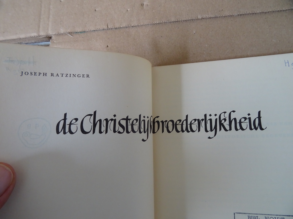 Joseph Ratzinger De Christelijke broederlijkheid - Afbeelding 9